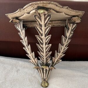 Elegant Cream and Gold accents  Wall Sconce